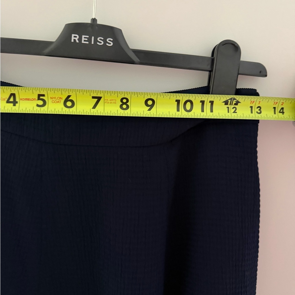 Reiss Navy Blue Hannah A-Line Skirt - Picture 4 of 6
